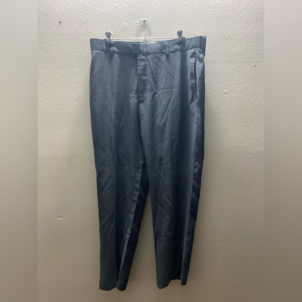 Mens Micheal Brandon 36x30 Gray Dress Pants SlacksModern Fit